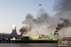 上海举行“沪应-2025”航空应急救援实战演练